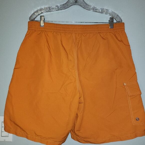 POLO Ralph Lauren Men's Swim Board Shorts Size Large Orange - Picture 7 of 10